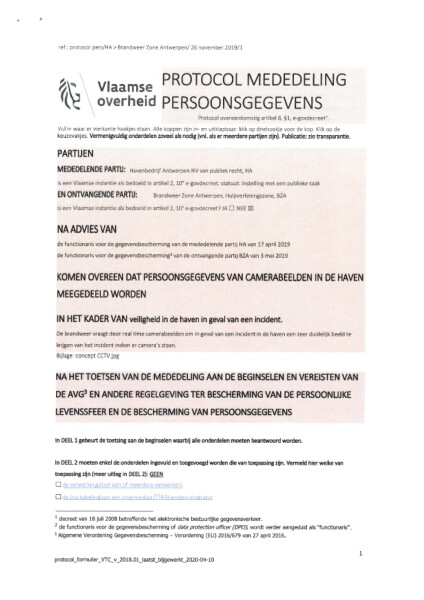 Protocol Vlaamse Overheid